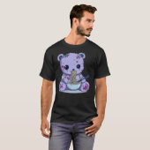 Goth Pastel Cute Creepy Kawaii Teddy Bear Voodoo D T-Shirt (Vorne ganz)