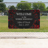 Goth Personalisiert Custom Wedding Banner (Insitu)