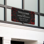 Goth Personalisiert Custom Wedding Banner (Äußeres Gebäude)