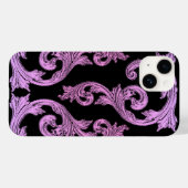 Goth Pink und Black Elegante Design Case-Mate iPhone Hülle (Rückseite (Horizontal))