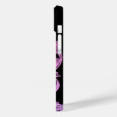 Goth Pink und Black Elegante Design Case-Mate iPhone Hülle (Rückseite / Links)