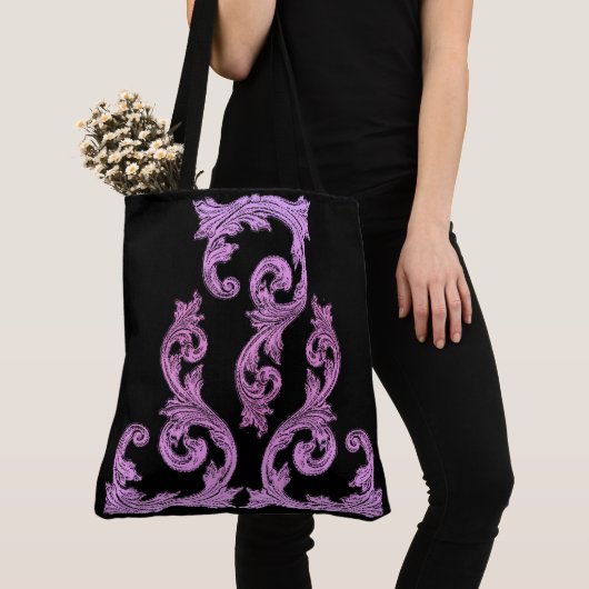 Goth Pink und Black Elegante Design Tasche (Von Nahem)
