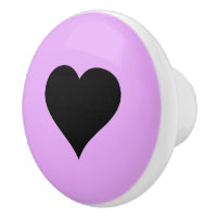 Goth Pink und Black Heart Design