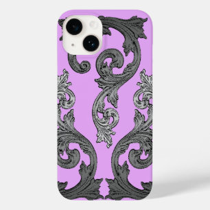 Goth Pink und Gray Elegantes Design Case-Mate iPhone Hülle