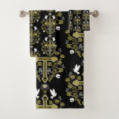 Goth Post Punk Fashion Badhandtuch Set (Insitu)