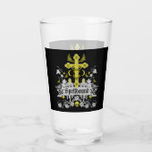 Goth Post Punk Fashion Glas (Rückseite)