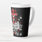 Goth Post Punk Fashion Milchtasse (Rechte Ecke)