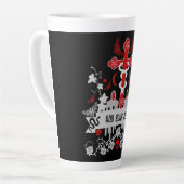 Goth Post Punk Fashion Milchtasse (Linke Ecke)