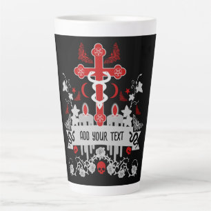 Goth Post Punk Fashion Milchtasse