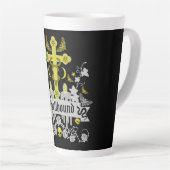 Goth Post Punk Fashion Milchtasse (Rechte Ecke)