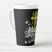 Goth Post Punk Fashion Milchtasse (Linke Ecke)