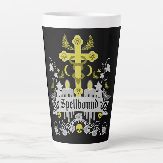 Goth Post Punk Fashion Milchtasse (Vorderseite)