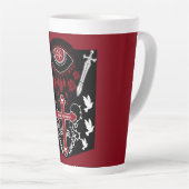 Goth Post Punk Fashion Milchtasse (Rechte Ecke)