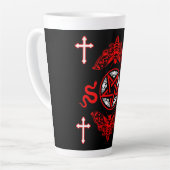Goth Post Punk Fashion Milchtasse (Linke Ecke)