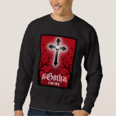 Goth Post Punk Fashion Sweatshirt (Vorderseite)
