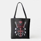 Goth Post Punk Fashion Tasche (Rückseite)