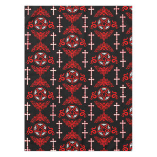 Goth Post Punk Fashion Tischdecke