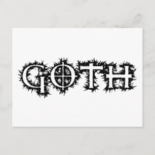 Goth Postkarte