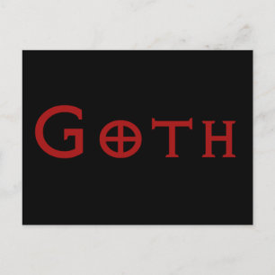 Goth Postkarte