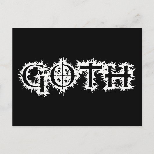 Goth Postkarte (Vorderseite)