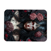 Goth Princess Gothic Fantasy Art Magnet (Horizontal)