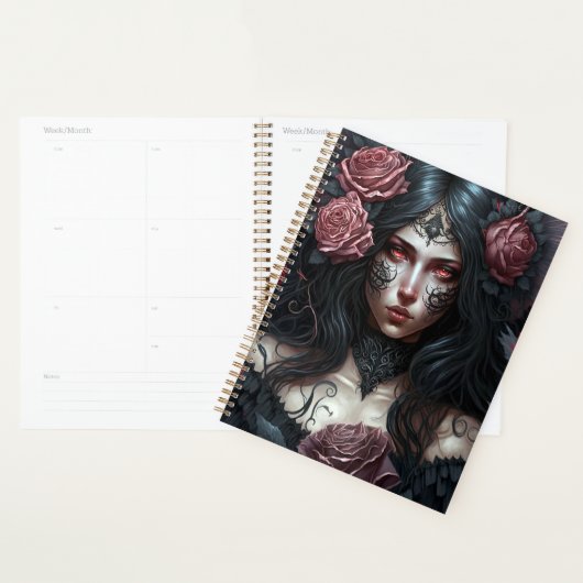 Goth Princess Gothic Fantasy Art Planner Planer (Anzeige)