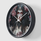 Goth Princess Gothic Fantasy Art Uhr (Winkel)