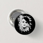 Goth Punk Girl Button (Vorne & Hinten)