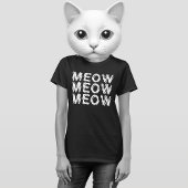 GOTH PUNK MEOW MEOW MEOW SHIRT