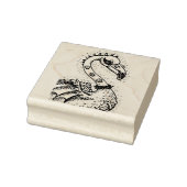 GOTH PUNK ROCKER FLAMINGO, SKULLS, SPIKED HAAR GUMMISTEMPEL (Stempel)