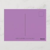 GOTH PUNK ROCKER FLAMINGO, SKULLS, SPIKED HAAR POSTKARTE (Rückseite)