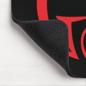 Goth (Punkted Lettering) (rot) Mousepad (Ecke)