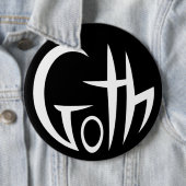 Goth (Punktierte Buchstaben) Button (Beispiel)