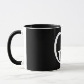 Goth (Punktierte Buchstaben) Tasse (Links)