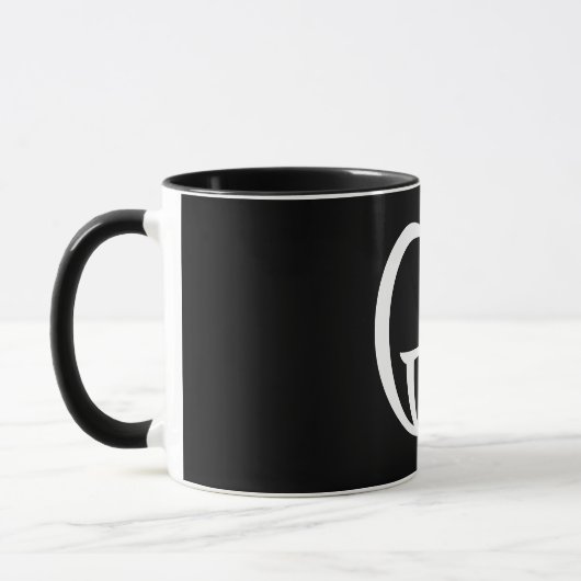 Goth (Punktierte Buchstaben) Tasse (Links)