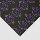 Goth Purpurrose  Seidenpapier (Detail)