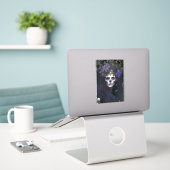 Goth Queen Fantasy Art Aufkleber (Laptop auf Schreibtisch)