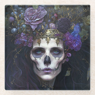 Goth Queen Fantasy Art Glasuntersetzer