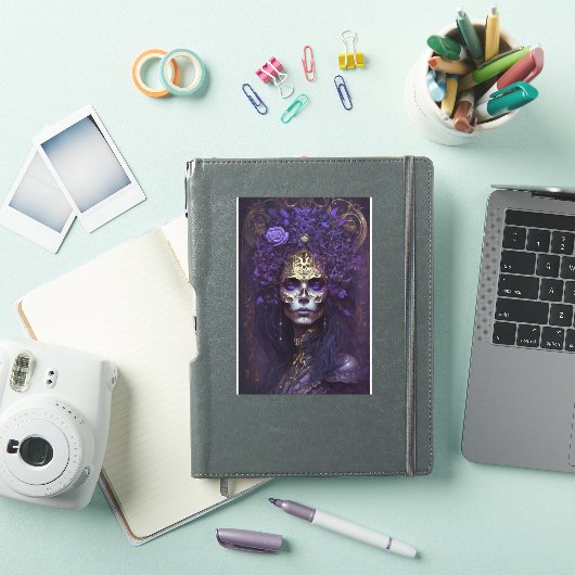 Goth Queen Fantasy Art Sticker (iPad Hülle)
