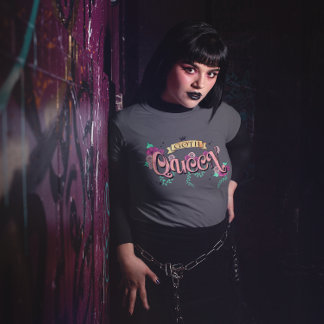 Goth Queen Floral Graphic T-Shirt