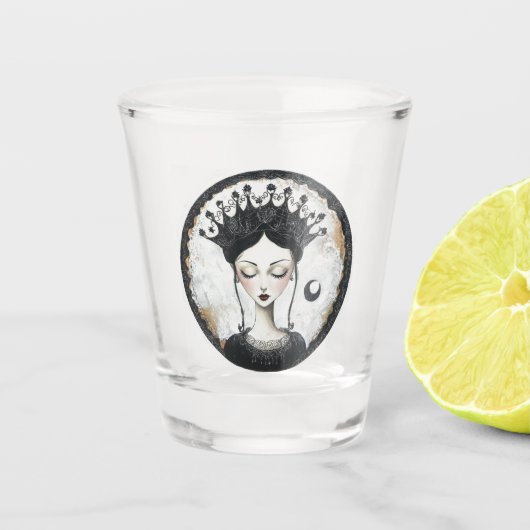 Goth Queen Schnapsglas (Vorderseite)