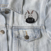 Goth Rabbit Gothic grunge Witchy Button (Beispiel)