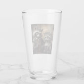 Goth Raccoons Glass Tumbler (Rückseite)