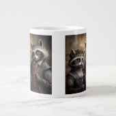Goth Raccoons Jumbo Tasse (Vorderseite)