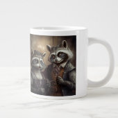 Goth Raccoons Jumbo Tasse (Rechts)