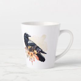 Goth Raven Coffee Mug Dark Aesthetic Milchtasse