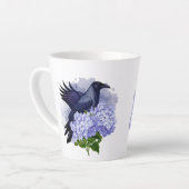 Goth Raven Coffee Mug Dark Aesthetic  Milchtasse (Linke Ecke)