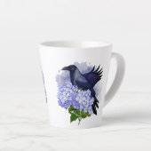 Goth Raven Coffee Mug Dark Aesthetic  Milchtasse (Rechte Ecke)