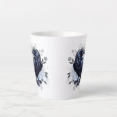 Goth Raven Coffee Mug Dark Aesthetic Milchtasse (Vorderseite)