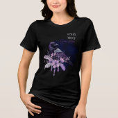 Goth Raven Dark Aesthetic Tri-Blend Shirt (Vorderseite)